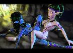 Adult elf porn game with lesbian elves rubbing pussies